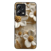 Θήκη Sonique 3D Flower Series για Xiaomi Redmi Note 12 5G / Poco X5 5G Λευκό