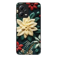 Θήκη Sonique 3D Flower Series για Xiaomi Redmi Note 12 5G / Poco X5 5G Πράσινο