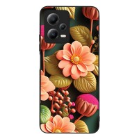 Θήκη Sonique 3D Flower Series για Xiaomi Redmi Note 12 5G / Poco X5 5G Σομόν