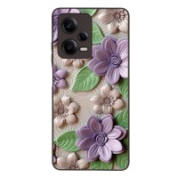 Θήκη Sonique 3D Flower Series για Xiaomi Redmi Note 12 Pro 5G Βιολετί