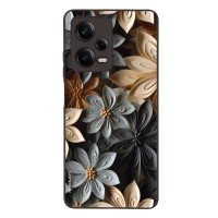 Θήκη Sonique 3D Flower Series για Xiaomi Redmi Note 12 Pro 5G Γκρι