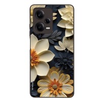 Θήκη Sonique 3D Flower Series για Xiaomi Redmi Note 12 Pro 5G Εκρού