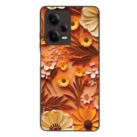 Θήκη Sonique 3D Flower Series για Xiaomi Redmi Note 12 Pro 5G Πορτοκαλί