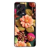 Θήκη Sonique 3D Flower Series για Xiaomi Redmi Note 12 Pro Plus Σομόν