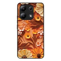 Θήκη Sonique 3D Flower Series για Xiaomi Redmi Note 13 4G Πορτοκαλί