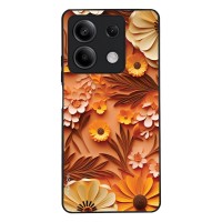 Θήκη Sonique 3D Flower Series για Xiaomi Redmi Note 13 5G Πορτοκαλί