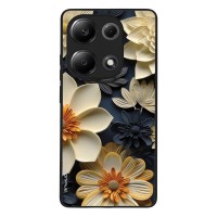 Θήκη Sonique 3D Flower Series για Xiaomi Redmi Note 13 Pro 4G / Poco M6 Pro 4G / Redmi Note 14S Εκρού