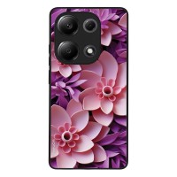 Θήκη Sonique 3D Flower Series για Xiaomi Redmi Note 13 Pro 4G / Poco M6 Pro 4G / Redmi Note 14S Ροζ