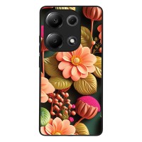 Θήκη Sonique 3D Flower Series για Xiaomi Redmi Note 13 Pro 4G / Poco M6 Pro 4G / Redmi Note 14S Σομόν