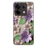 Θήκη Sonique 3D Flower Series για Xiaomi Redmi Note 13 Pro 5G / Poco X6 5G Βιολετί