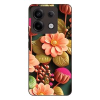 Θήκη Sonique 3D Flower Series για Xiaomi Redmi Note 13 Pro 5G / Poco X6 5G Σομόν