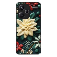 Θήκη Sonique 3D Flower Series για Xiaomi Redmi Note 13 Pro Plus 5G Πράσινο