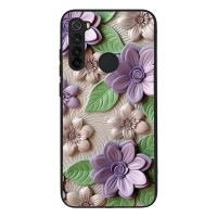 Θήκη Sonique 3D Flower Series για Xiaomi Redmi Note 8 / Redmi Note 8 2021 Βιολετί