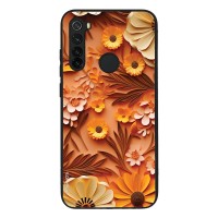 Θήκη Sonique 3D Flower Series για Xiaomi Redmi Note 8 / Redmi Note 8 2021 Πορτοκαλί