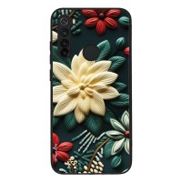 Θήκη Sonique 3D Flower Series για Xiaomi Redmi Note 8 / Redmi Note 8 2021 Πράσινο