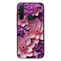 Θήκη Sonique 3D Flower Series για Xiaomi Redmi Note 8 / Redmi Note 8 2021 Ροζ
