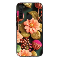 Θήκη Sonique 3D Flower Series για Xiaomi Redmi Note 8 / Redmi Note 8 2021 Σομόν