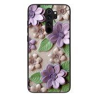 Θήκη Sonique 3D Flower Series για Xiaomi Redmi Note 8 Pro Βιολετί