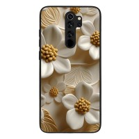 Θήκη Sonique 3D Flower Series για Xiaomi Redmi Note 8 Pro Λευκό