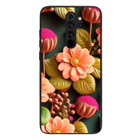 Θήκη Sonique 3D Flower Series για Xiaomi Redmi Note 8 Pro Σομόν