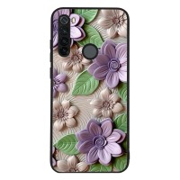 Θήκη Sonique 3D Flower Series για Xiaomi Redmi Note 8T Βιολετί