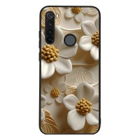 Θήκη Sonique 3D Flower Series για Xiaomi Redmi Note 8T Λευκό