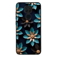 Θήκη Sonique 3D Flower Series για Xiaomi Redmi Note 9 Γαλάζιο