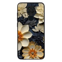 Θήκη Sonique 3D Flower Series για Xiaomi Redmi Note 9 Εκρού