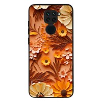 Θήκη Sonique 3D Flower Series για Xiaomi Redmi Note 9 Πορτοκαλί