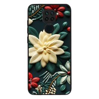 Θήκη Sonique 3D Flower Series για Xiaomi Redmi Note 9 Πράσινο
