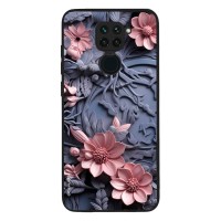 Θήκη Sonique 3D Flower Series για Xiaomi Redmi Note 9 Ροζ 02