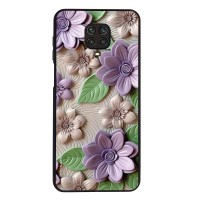 Θήκη Sonique 3D Flower Series για Xiaomi Redmi Note 9S/9 Pro Βιολετί