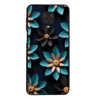 Θήκη Sonique 3D Flower Series για Xiaomi Redmi Note 9S/9 Pro Γαλάζιο