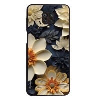 Θήκη Sonique 3D Flower Series για Xiaomi Redmi Note 9S/9 Pro Εκρού