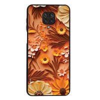 Θήκη Sonique 3D Flower Series για Xiaomi Redmi Note 9S/9 Pro Πορτοκαλί