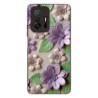 Θήκη Sonique 3D Flower Series για Xiaomi Xiaomi 11T / Xiaomi 11T Pro Βιολετί