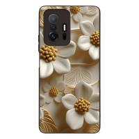 Θήκη Sonique 3D Flower Series για Xiaomi Xiaomi 11T / Xiaomi 11T Pro Λευκό
