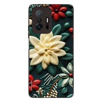 Θήκη Sonique 3D Flower Series για Xiaomi Xiaomi 11T / Xiaomi 11T Pro Πράσινο