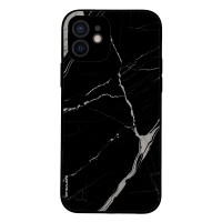 Θήκη Sonique Marble Series για Apple iPhone 12 Μαύρο