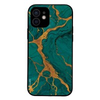 Θήκη Sonique Marble Series για Apple iPhone 12 Πράσινο
