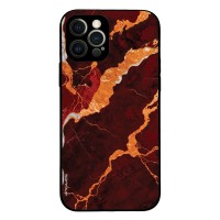 Θήκη Sonique Marble Series για Apple iPhone 12 Pro Κόκκινο