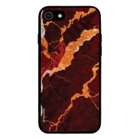 Θήκη Sonique Marble Series για Apple iPhone 7 / iPhone 8 / iPhone SE 2020 / iPhone SE 2022 Κόκκινο