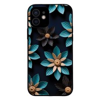 Θήκη Sonique 3D Flower Series για Apple iPhone 12 Γαλάζιο