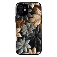 Θήκη Sonique 3D Flower Series για Apple iPhone 12 Γκρι