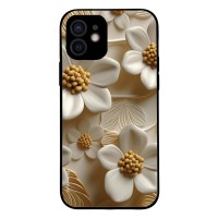 Θήκη Sonique 3D Flower Series για Apple iPhone 12 Λευκό