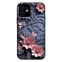 Θήκη Sonique 3D Flower Series για Apple iPhone 12 Ροζ 02