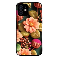 Θήκη Sonique 3D Flower Series για Apple iPhone 12 Σομόν