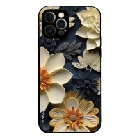 Θήκη Sonique 3D Flower Series για Apple iPhone 12 Pro Εκρού
