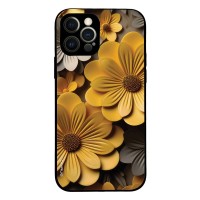 Θήκη Sonique 3D Flower Series για Apple iPhone 12 Pro Κίτρινο