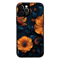 Θήκη Sonique 3D Flower Series για Apple iPhone 12 Pro Πορτοκαλί 01